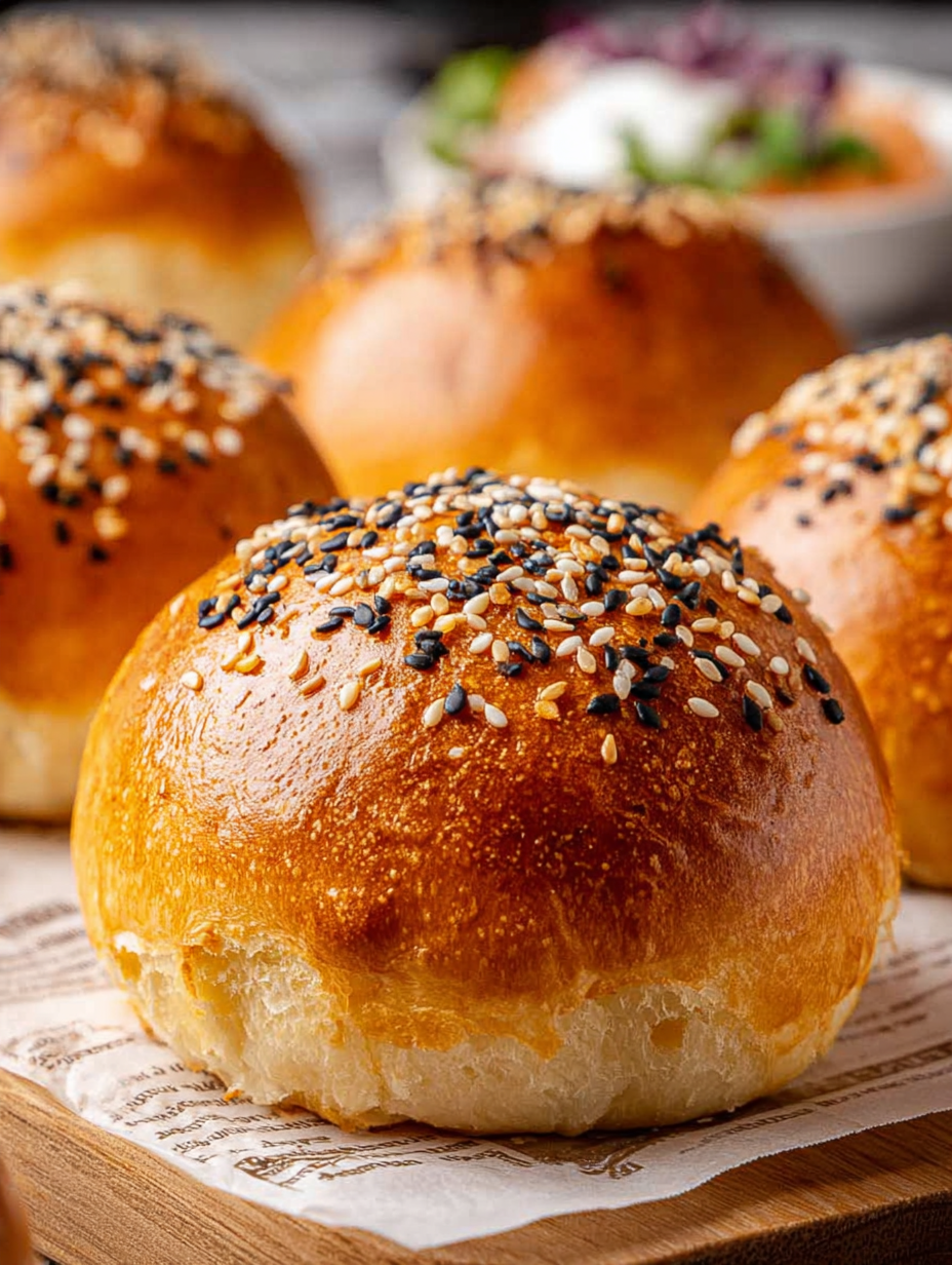 Brioche-Burgerbrötchen image 2