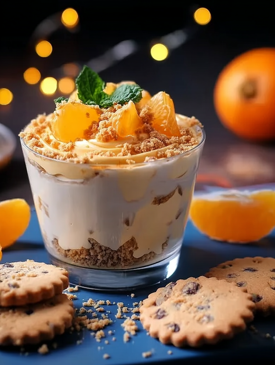 Festliche Spekulatius Mandarinen Quarkcreme image 2