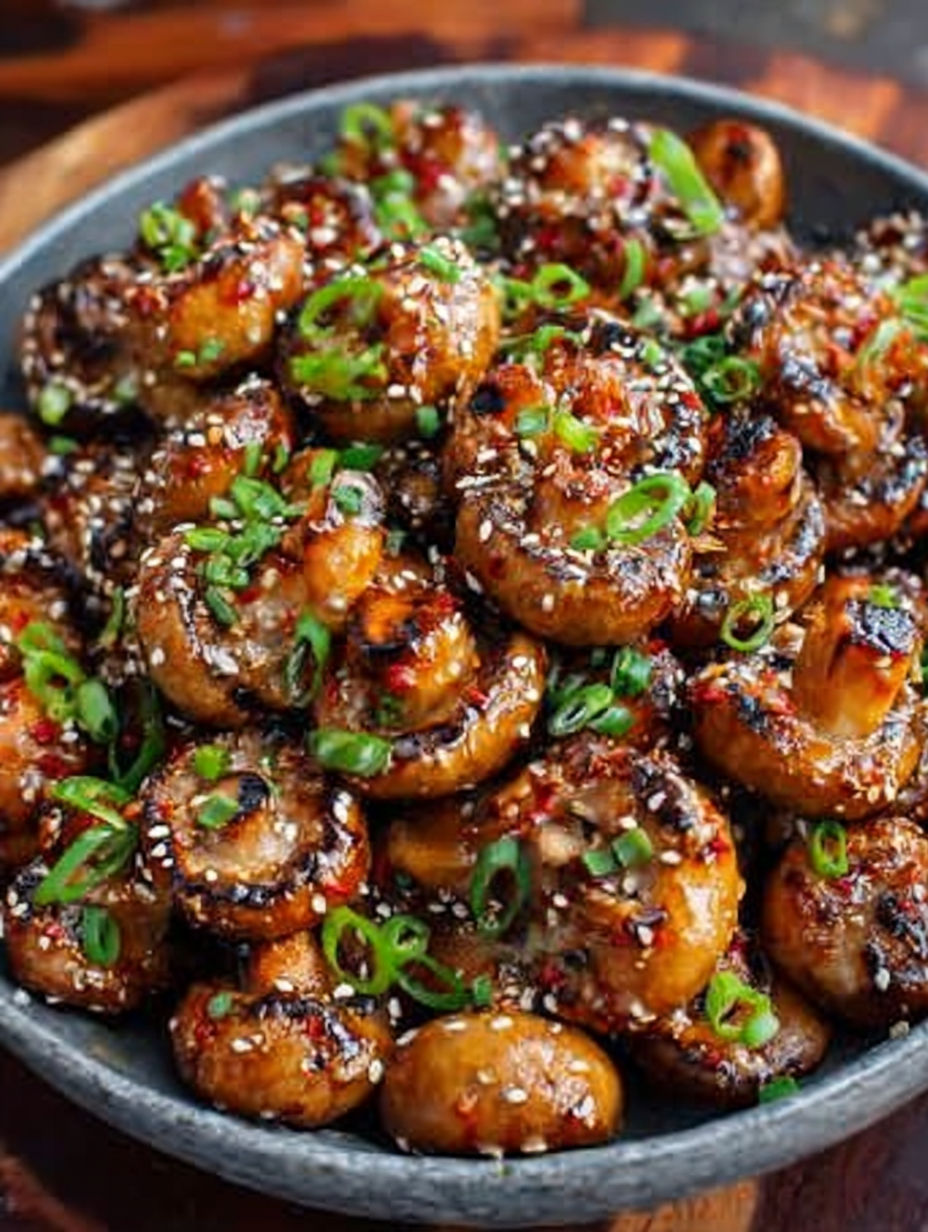 14 Rezepte Merken Webseite besuchen SortPin.com 570 14 0 184 2 9 7 M Gochujang Mushrooms image 2