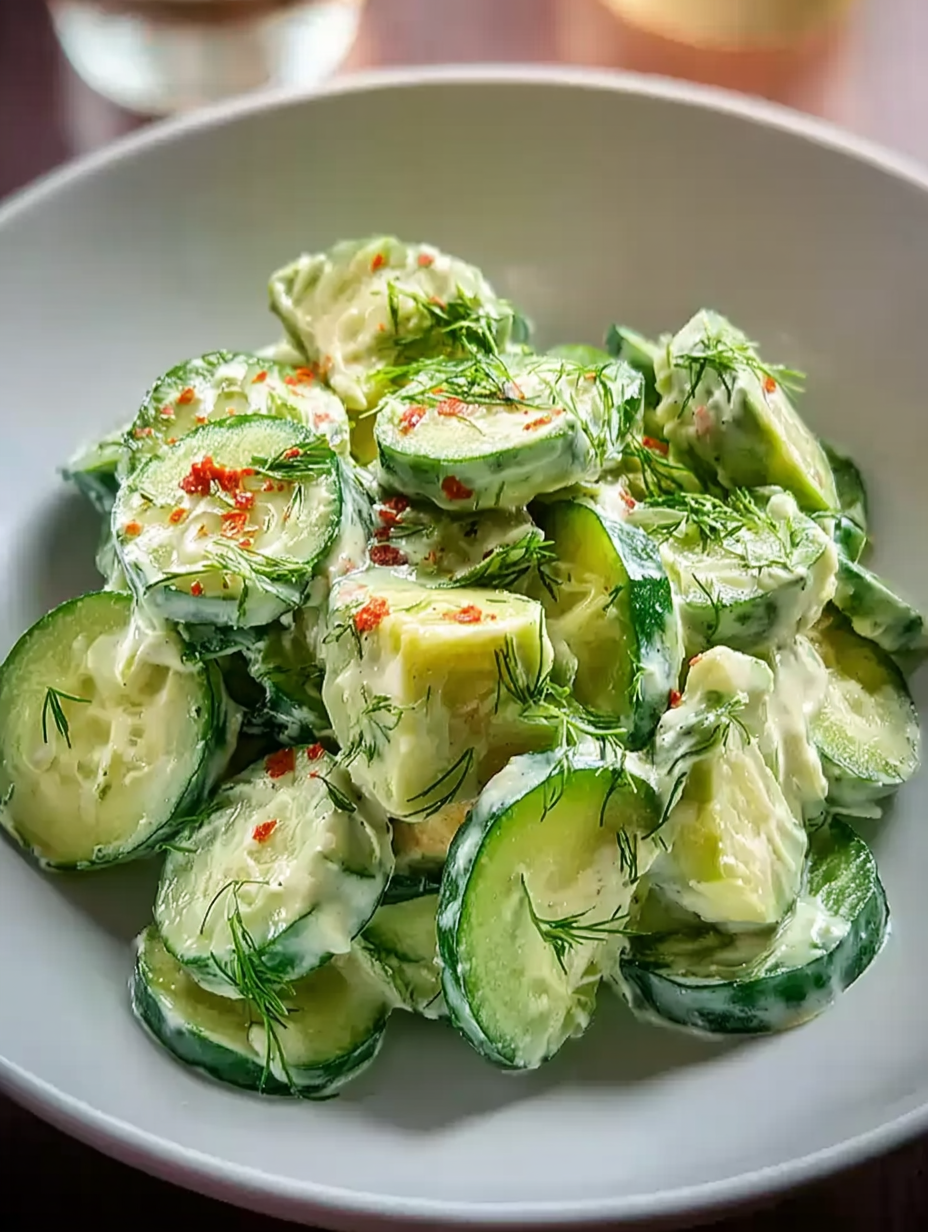 Cremiger Gurken-Avocado-Salat image 2