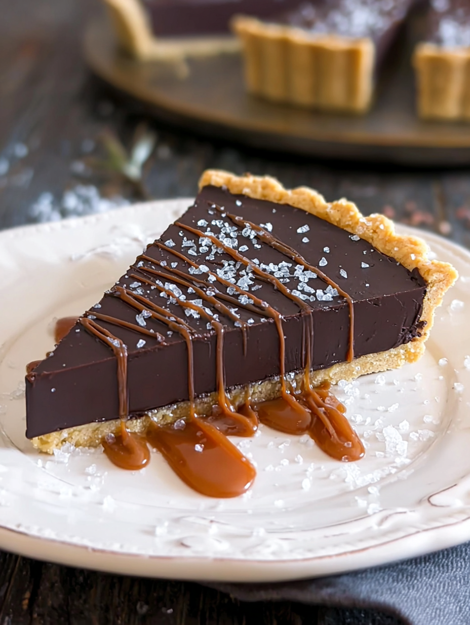 Dunkle Schokoladentarte image 2