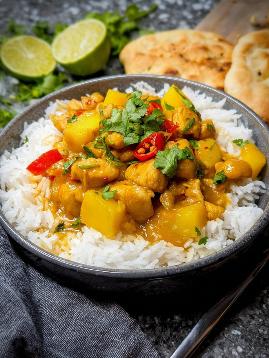 Einfaches Mango-Hühnchen-Curry image 2