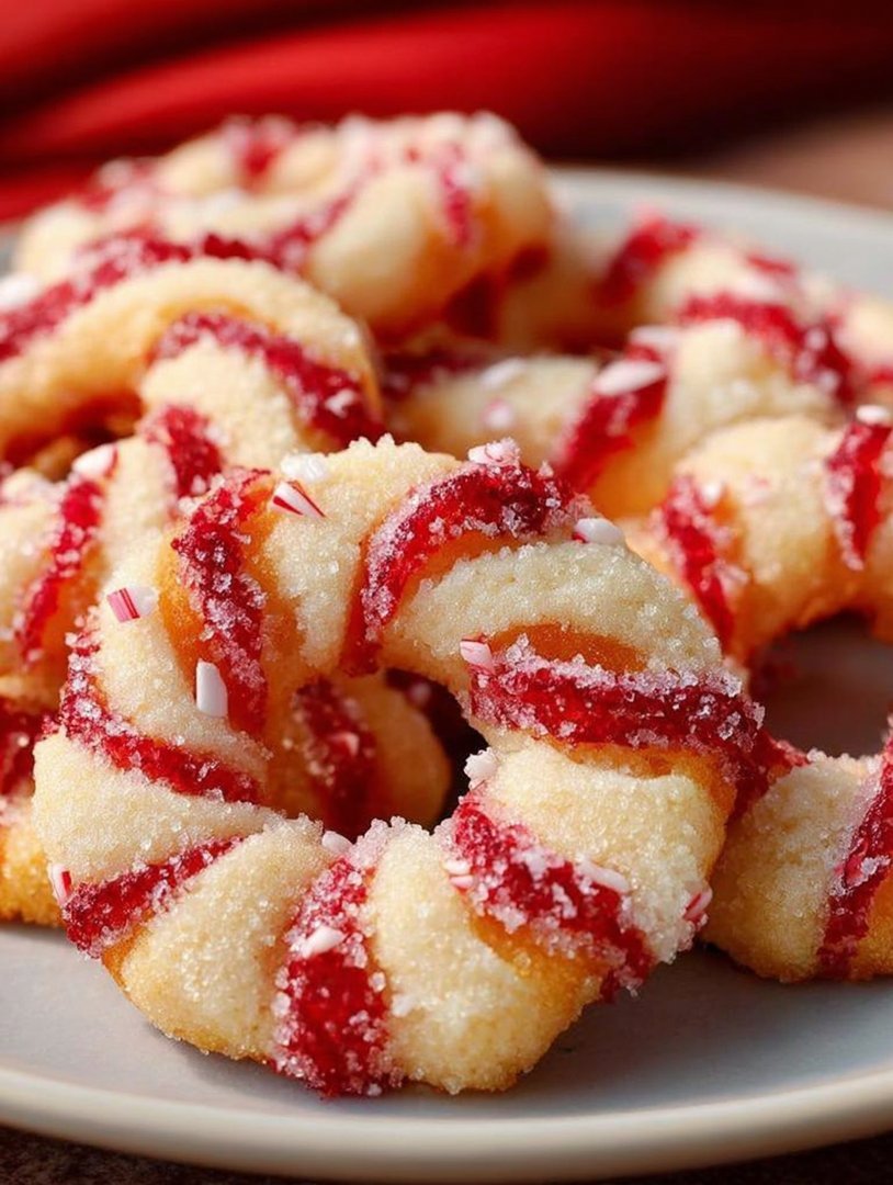 Festliche Zuckerstangen-Kekse image 2