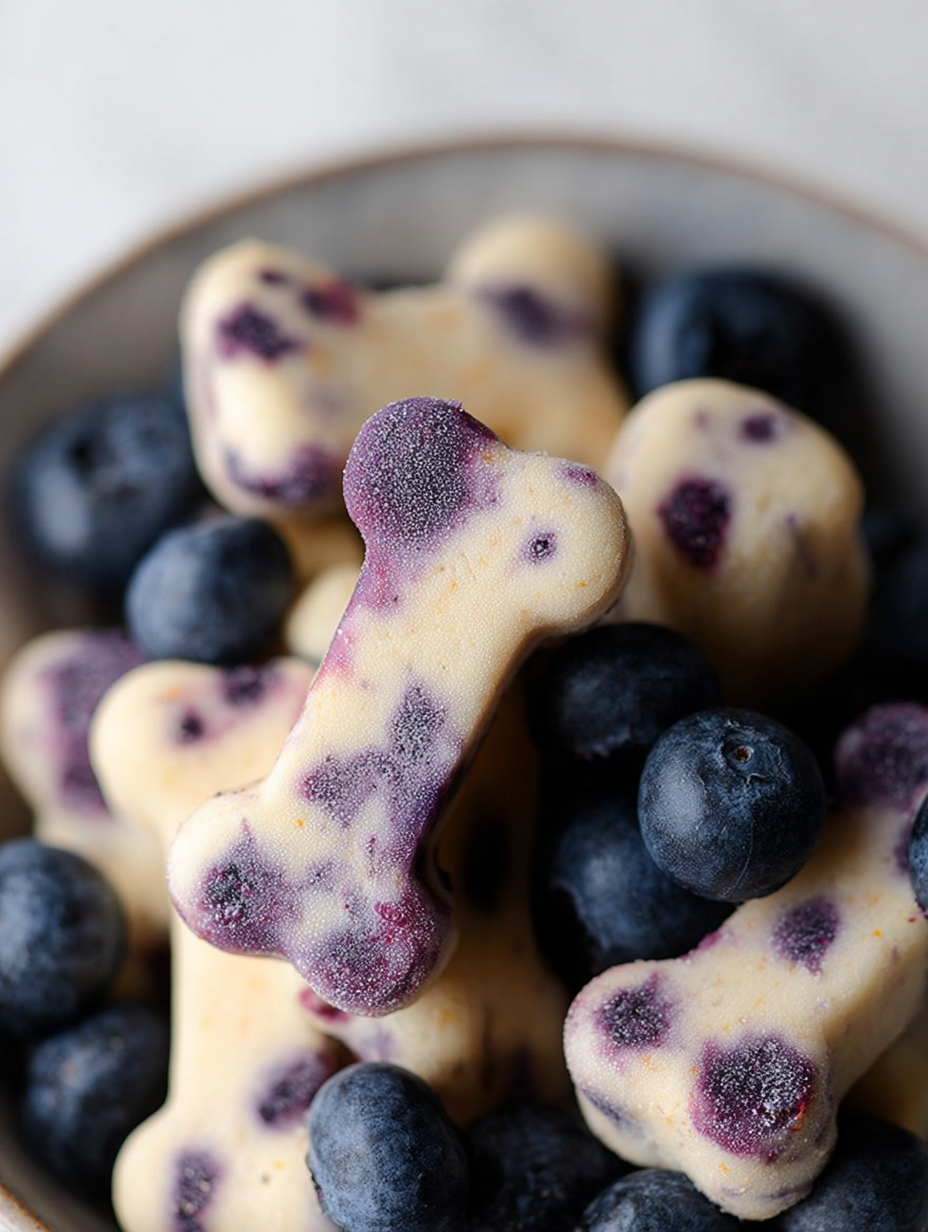 Gefrorene Blaubeer-Bananen-Leckerlis für Hunde image 2
