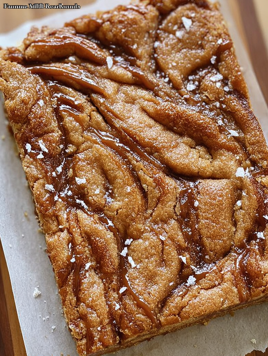 Gesalzene Karamell-Blondies image 2