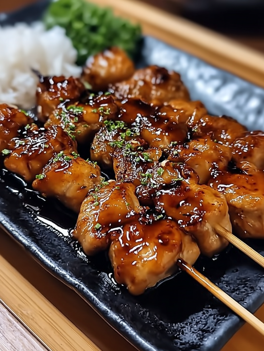 Japanisches Hühnchen Yakitori image 2