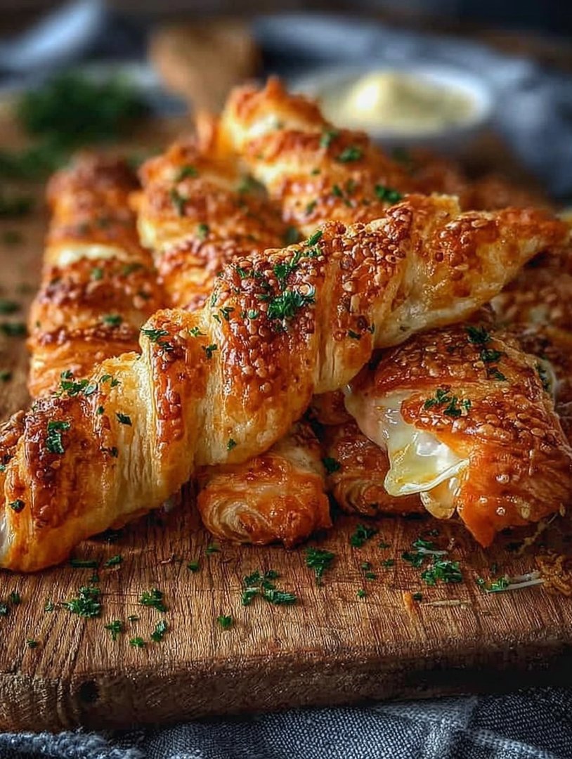 Käsestangen Blätterteig selber machen image 2