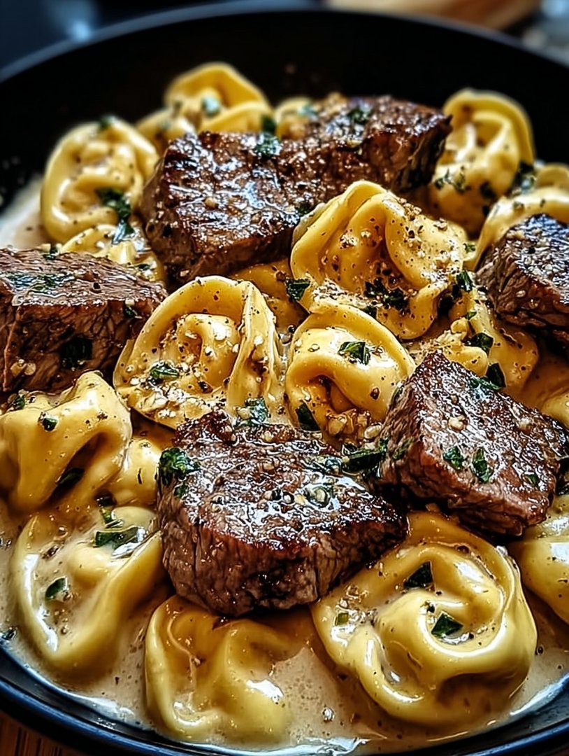 Knoblauchsteak-Tortellini image 2