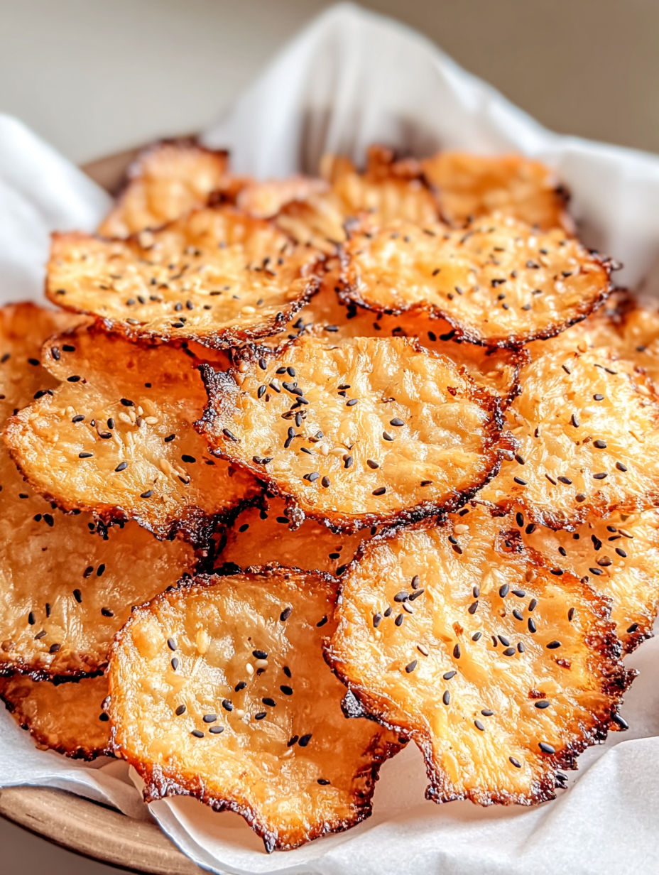 Knusprige Hüttenkäsechips in wenigen Minuten image 2