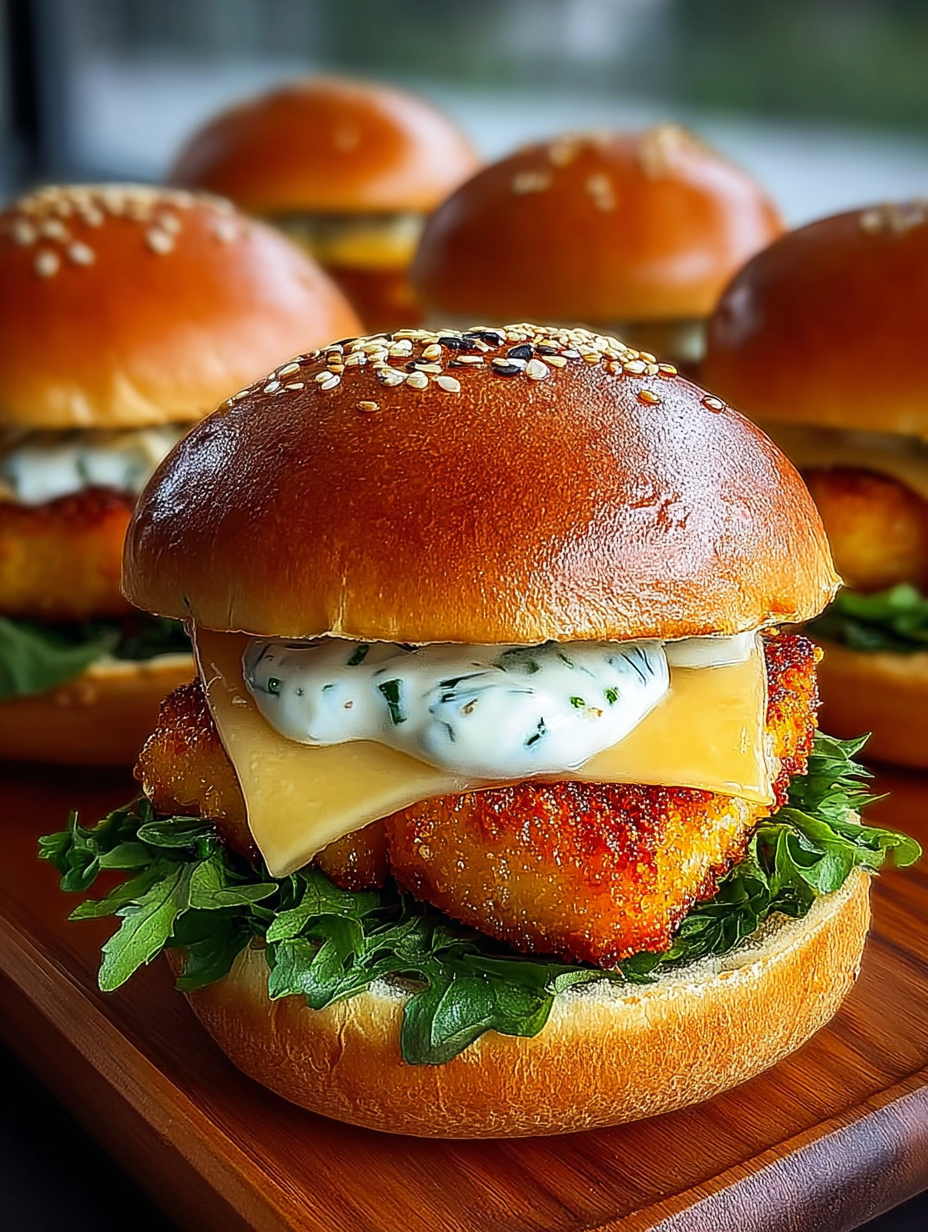 Knuspriger Burger mit Fisch image 2