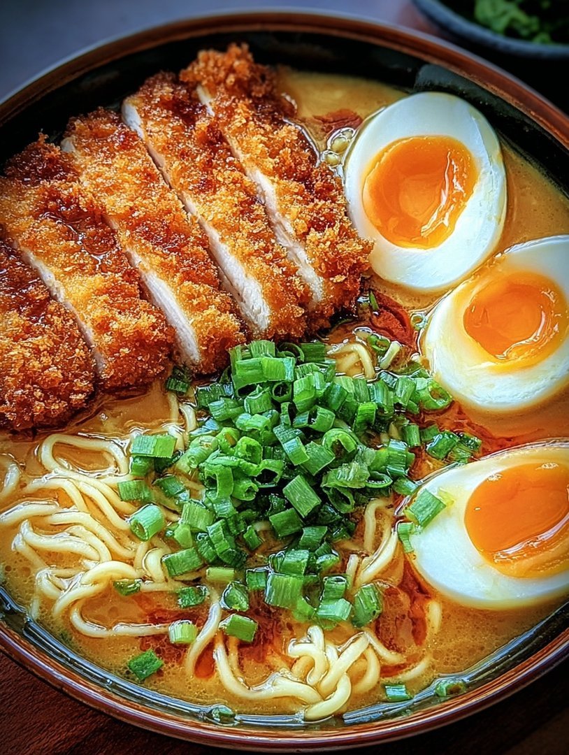 Miso-Ramen mit knusprigem Hähnchen-Katsu image 2