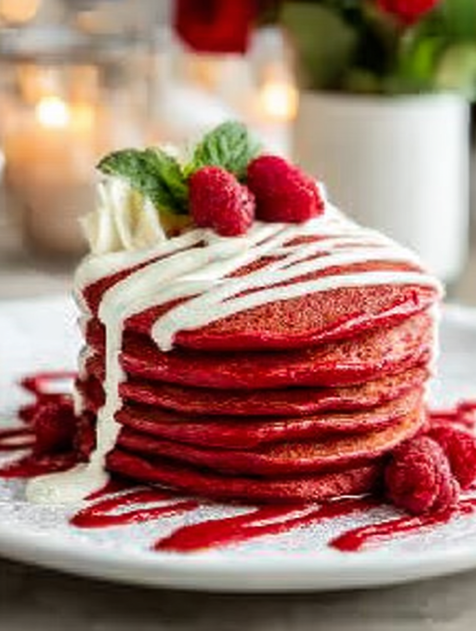 Red Velvet Pancakes image 2