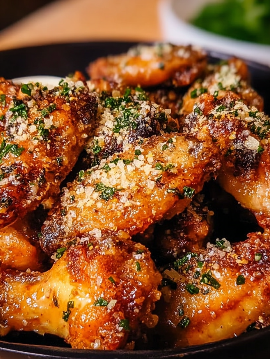Rezept für Knoblauch-Parmesan-Hähnchenflügel: Knusprig, aromatisch image 2