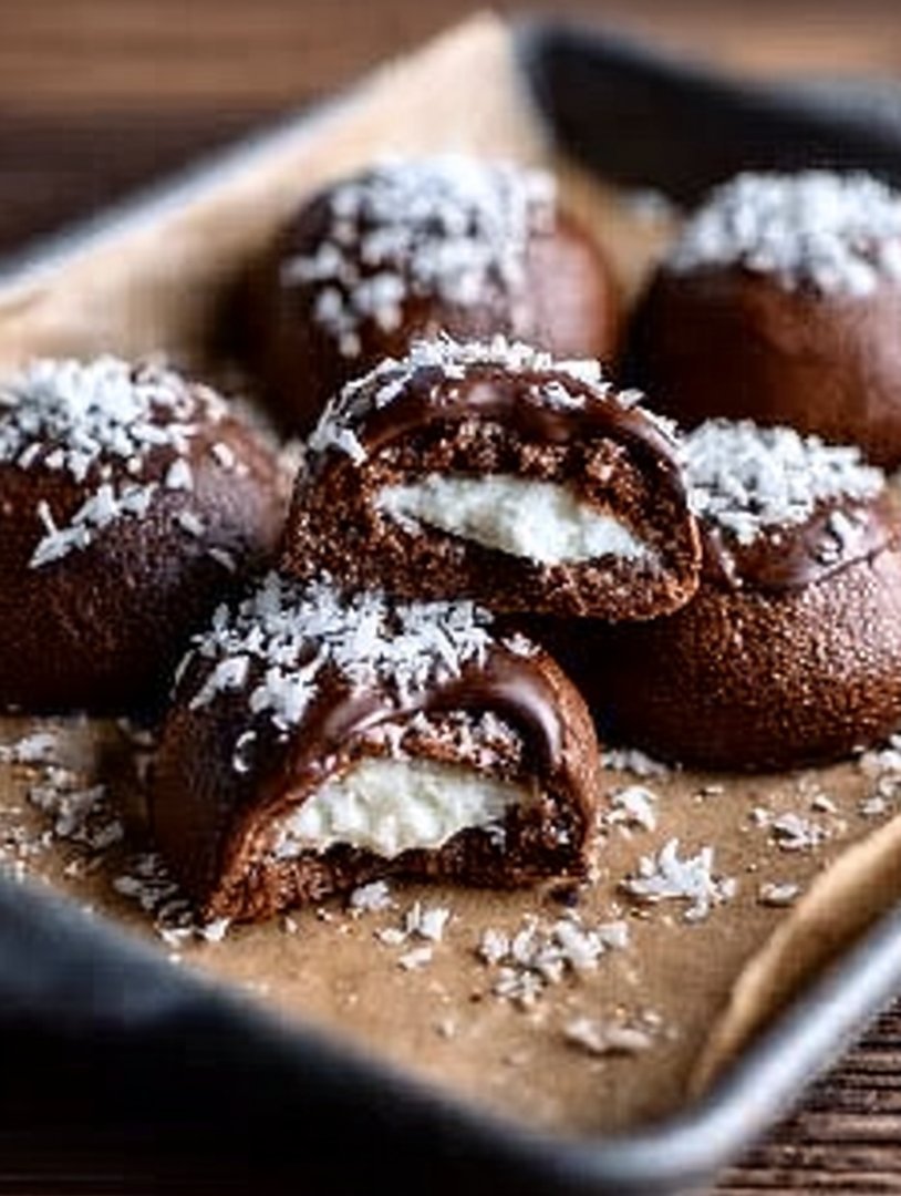 Schokocookies mit Kokosfüllung image 2