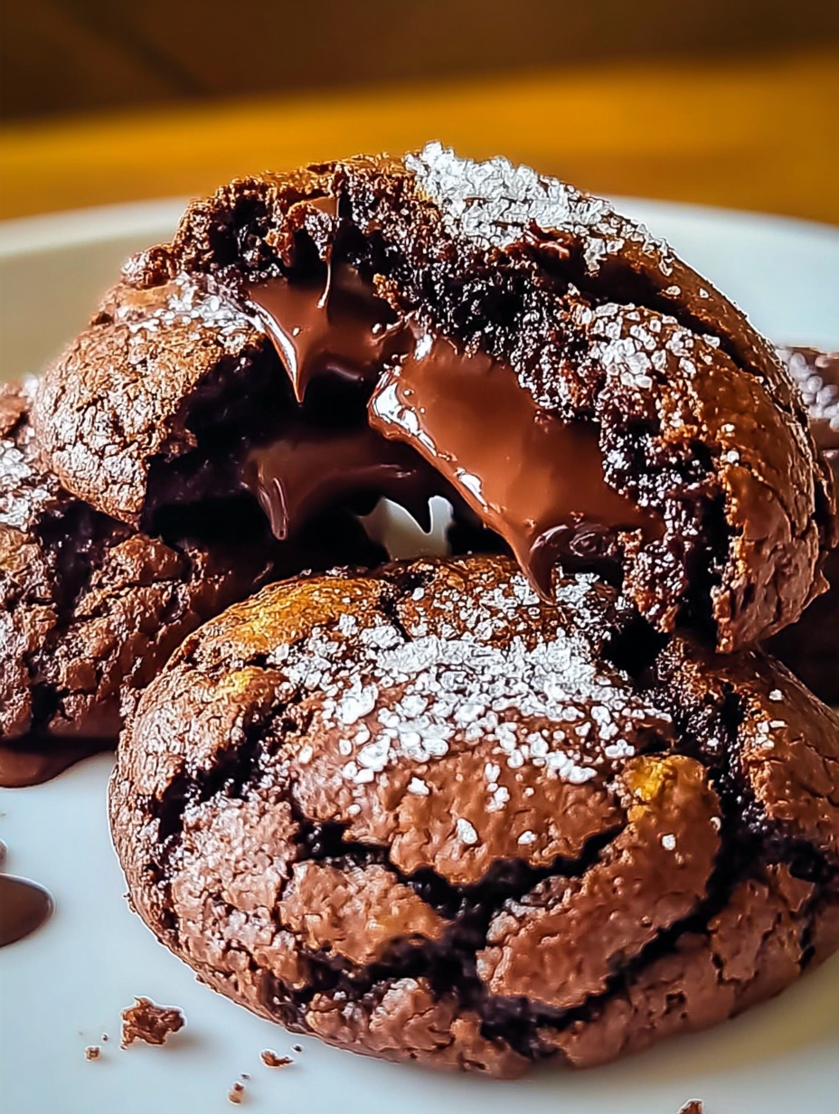 Schokoladen-Lava-Brownie-Kekse image 2
