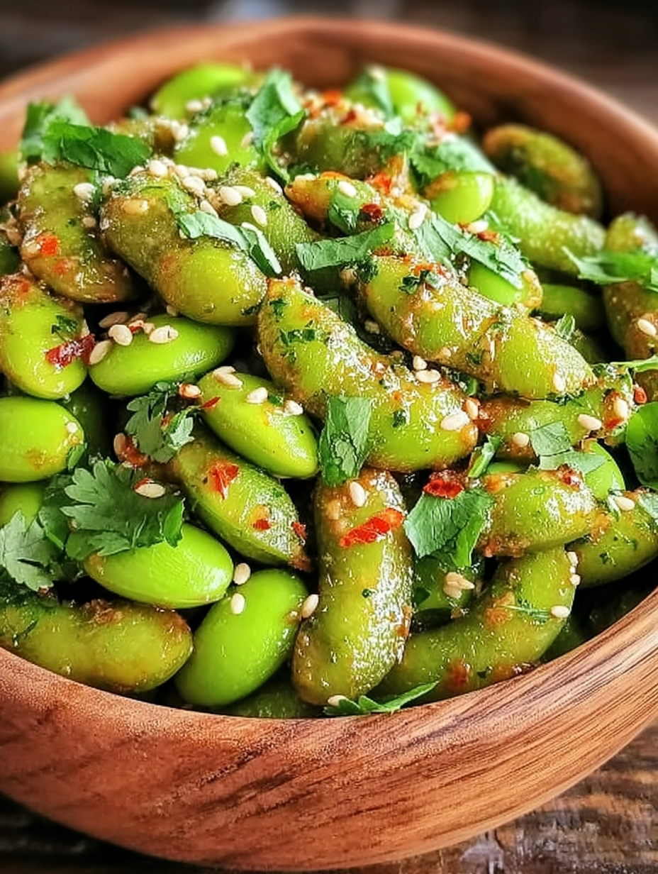 Würzige Knoblauch-Edamame image 2
