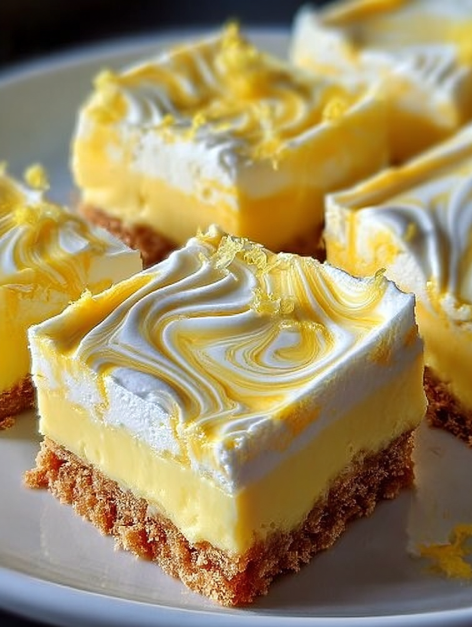 Zitronen-Marmor-Käsekuchenriegel image 2