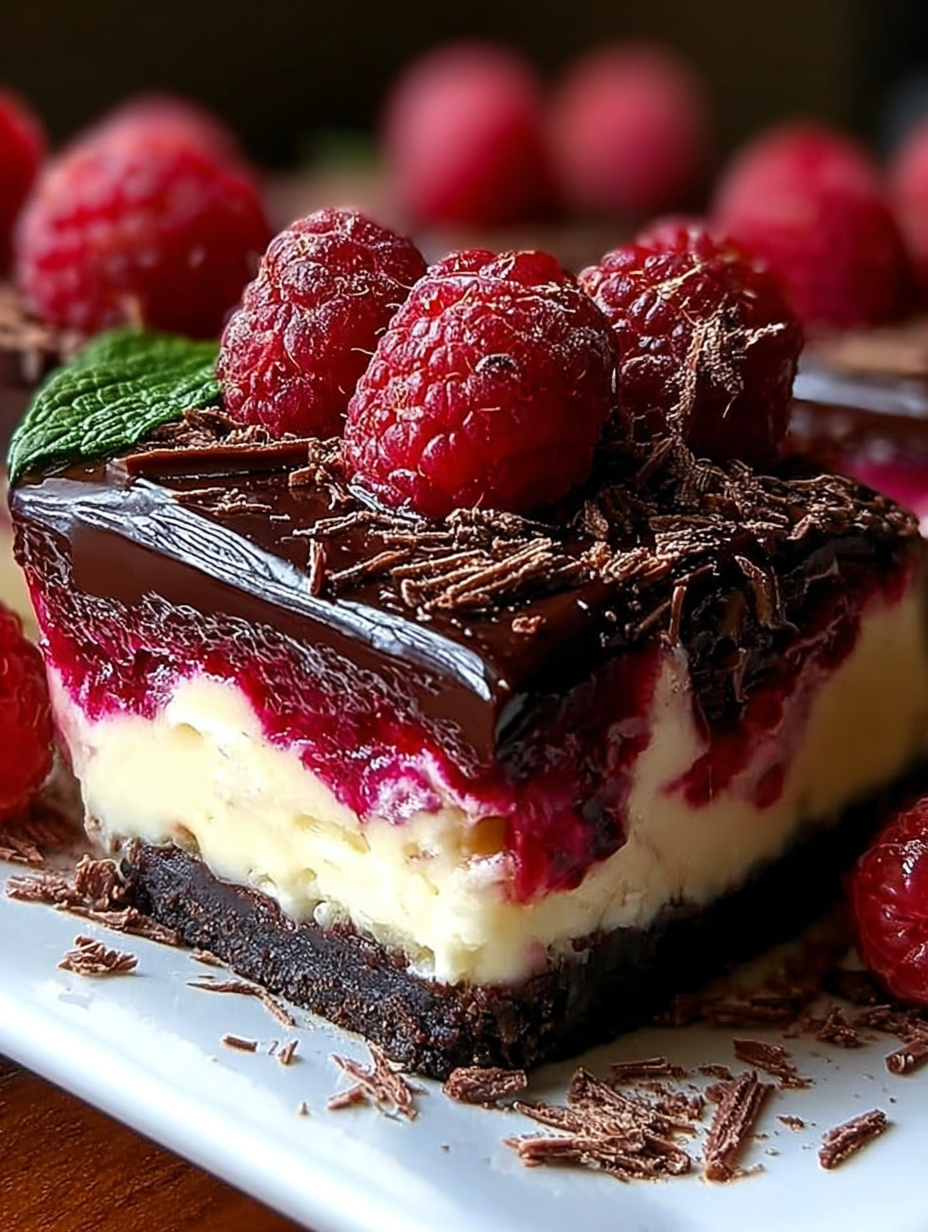 Dunkler Schokoladen-Himbeer-Käsekuchen: Ein dekadenter Dessertgenuss image 2