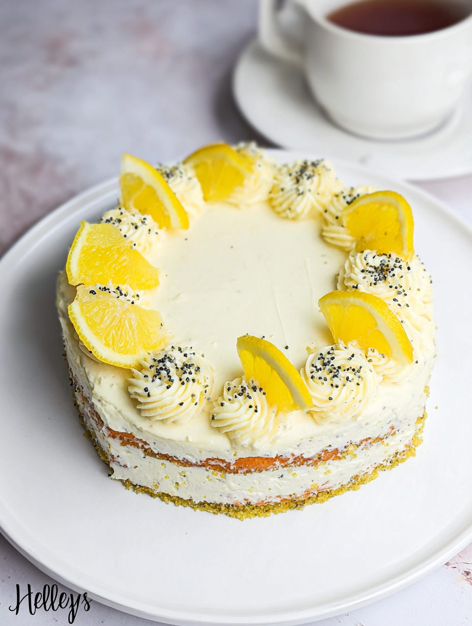 Einfacher Zitronen-Geburtstagskuchen image 2