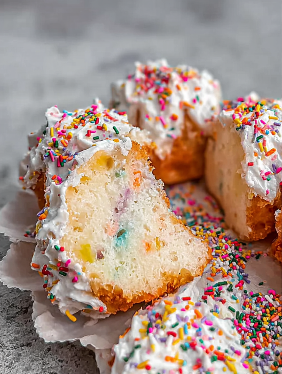 Flauschiger Funfetti-Engelskuchen image 2