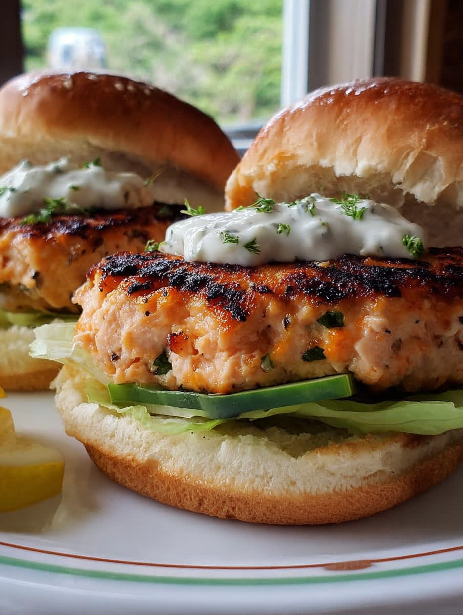 Gegrillte Lachsburger image 2