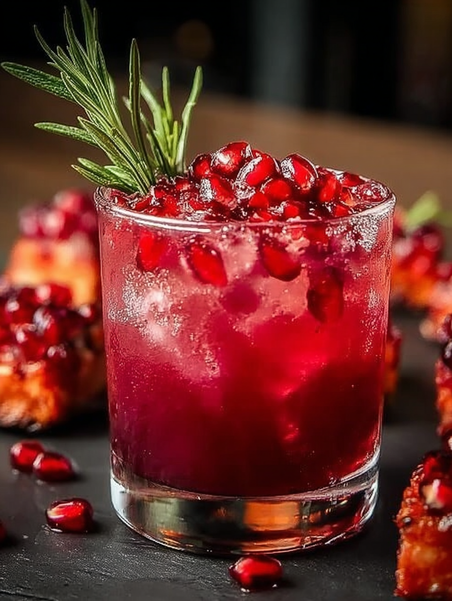 Granatapfel Mocktail ohne Alkohol selber machen image 2
