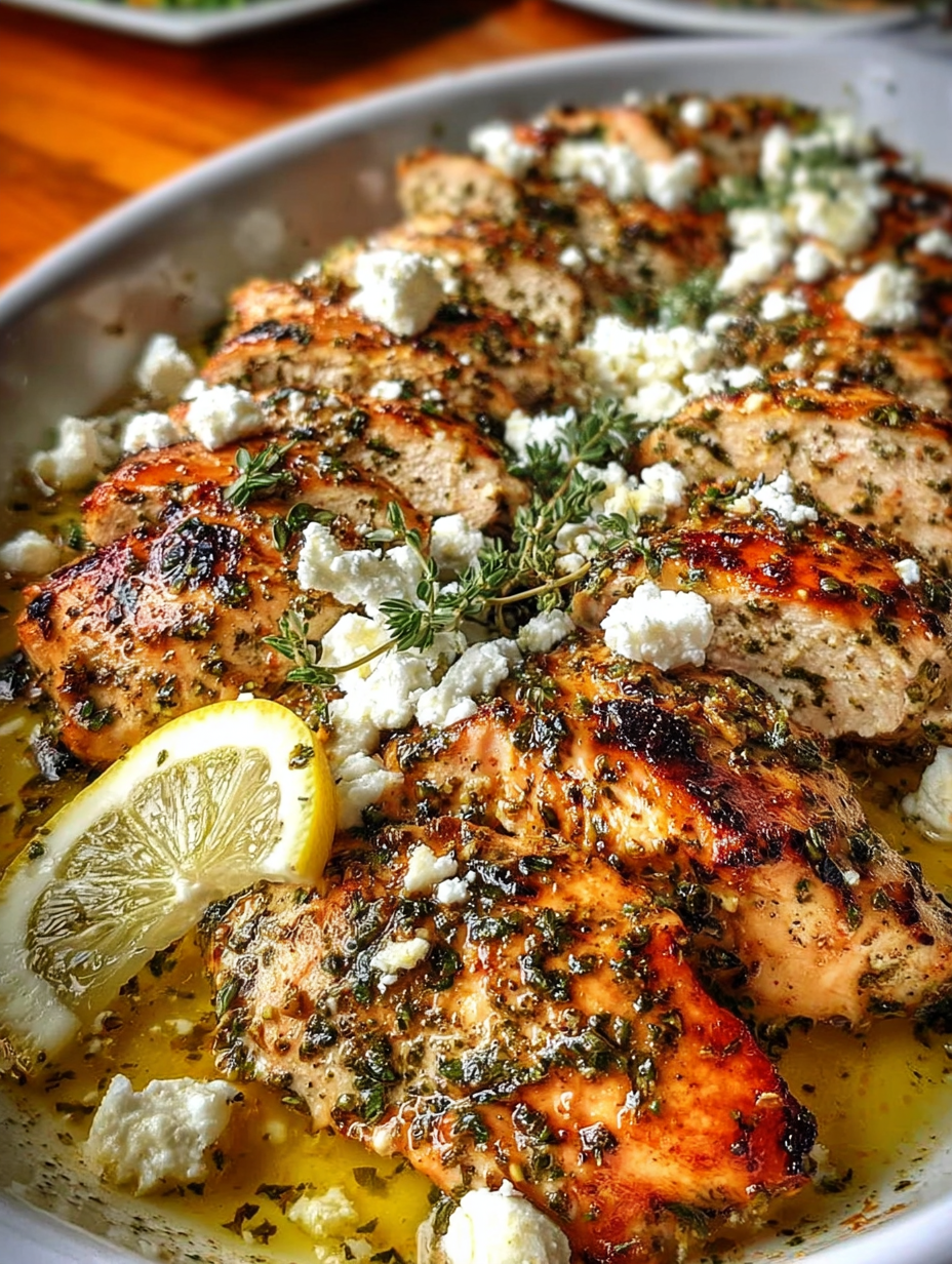 Griechisches Hähnchen mit Zitrone und Feta image 2