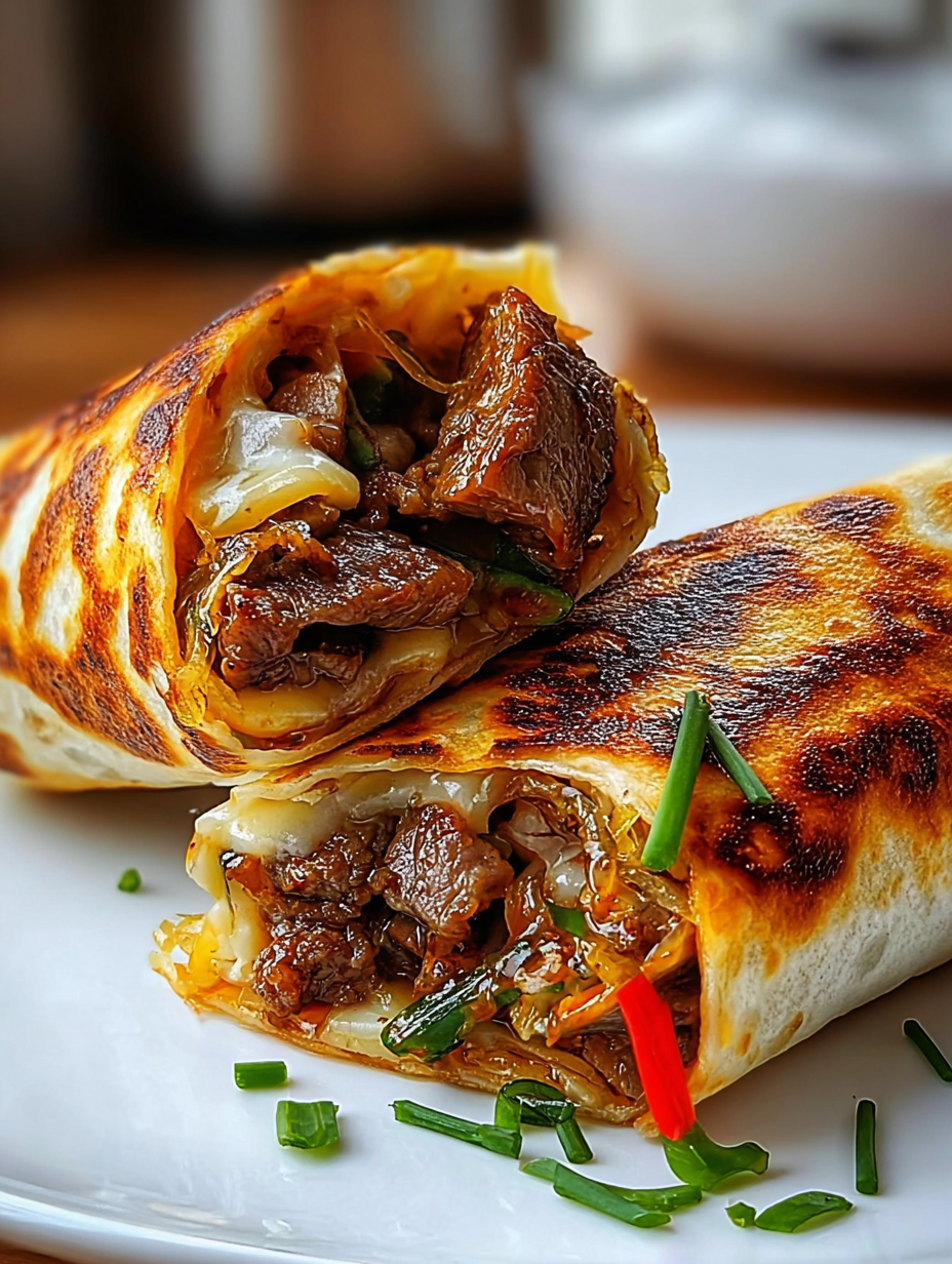 Knusprige Philly Cheesesteak Grill-Wraps image 2