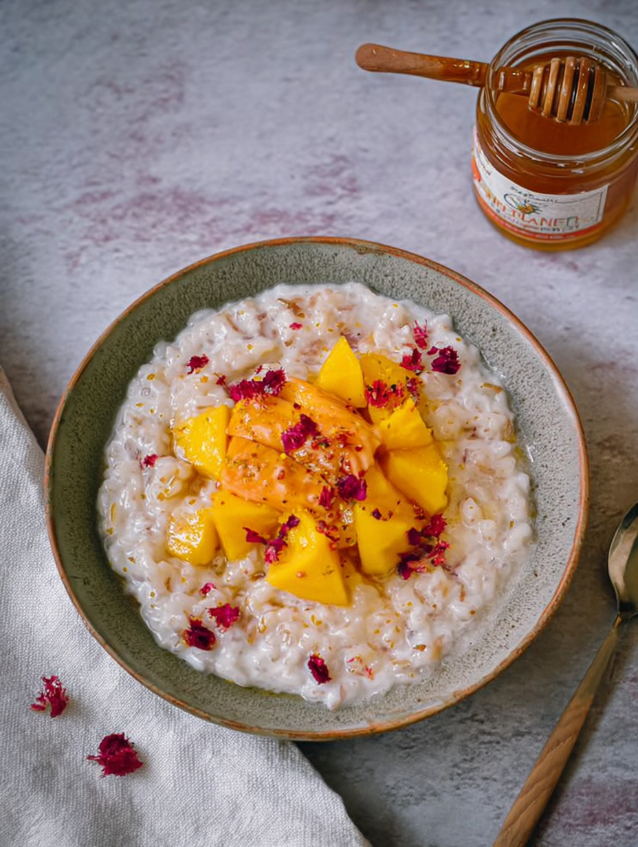 Kokosmilchreis mit Mangos und Honig image 2