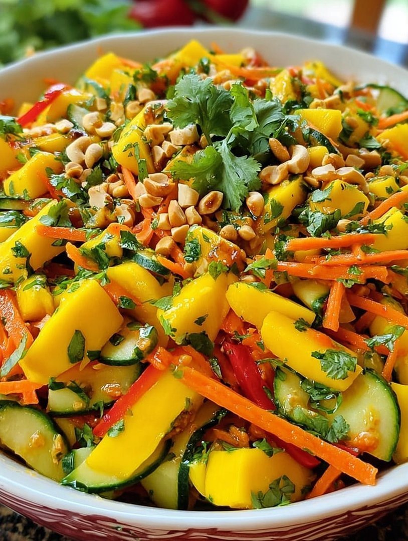 Köstliches thailändisches Mangosalat-Rezept für eine frische Abwechslung image 2