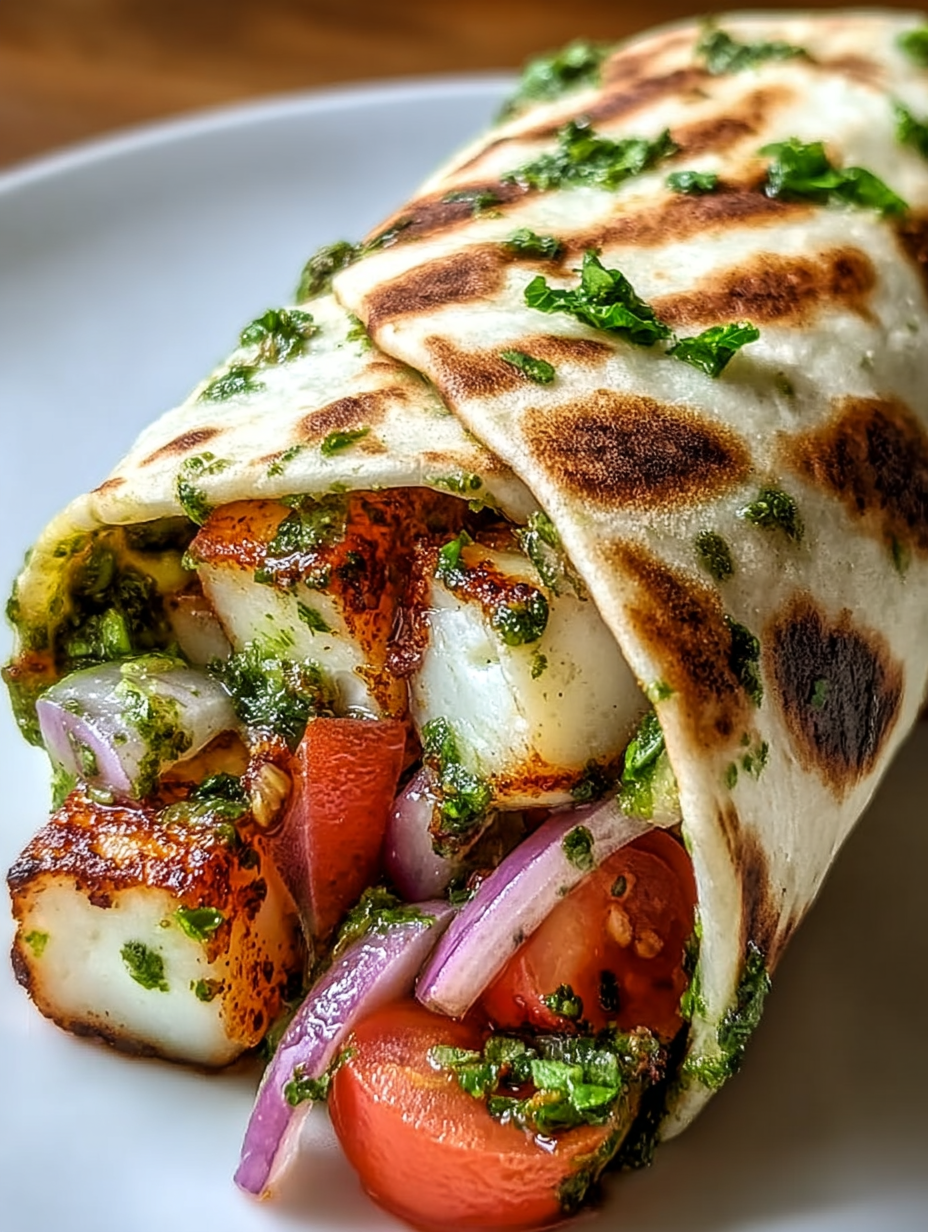 Mediterrane Halloumi-Wraps image 2