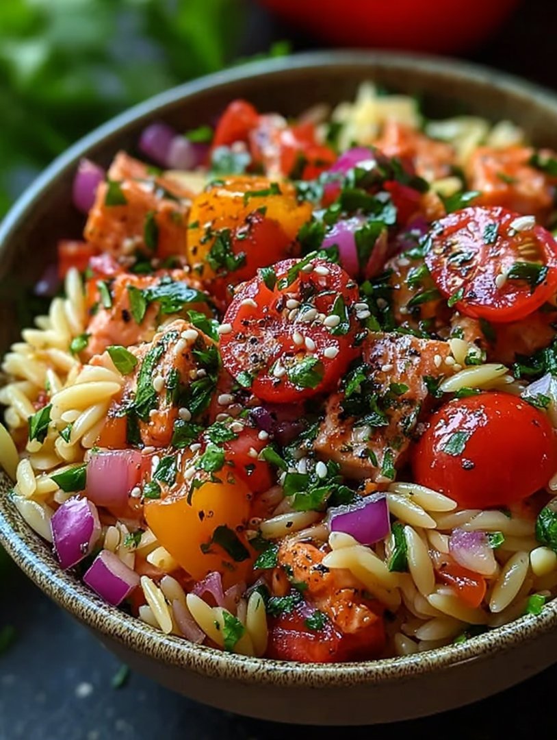 Mediterraner Orzo Salat: Ein erfrischendes Rezept für den Sommer image 2