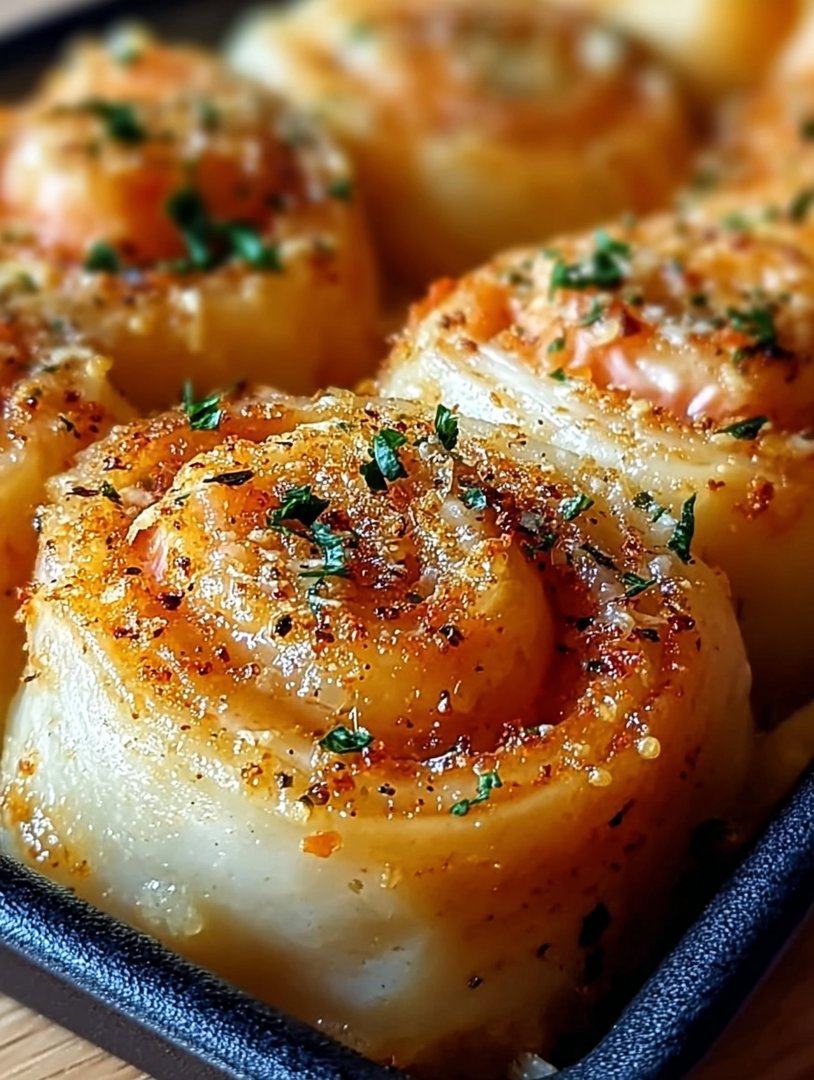 Pizzabrötchen mit Knoblauch und Parmesan image 2