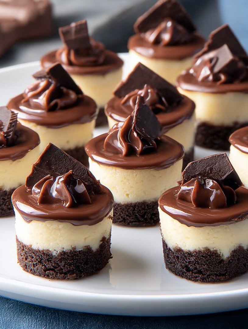 Rezept für Mini-Schokoladen-Käsekuchen-Häppchen image 2