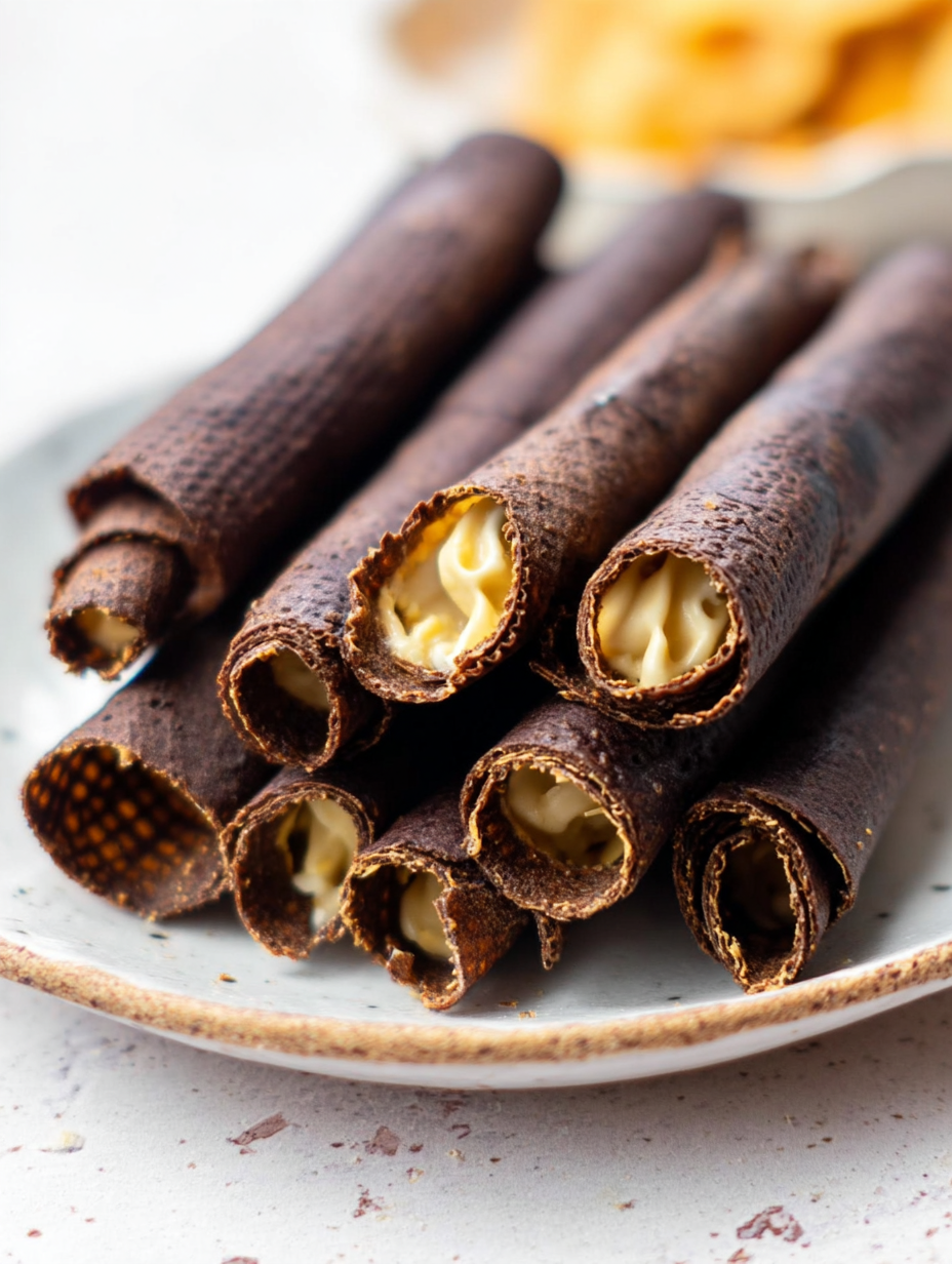 Schokoladenwaffelröllchen image 2