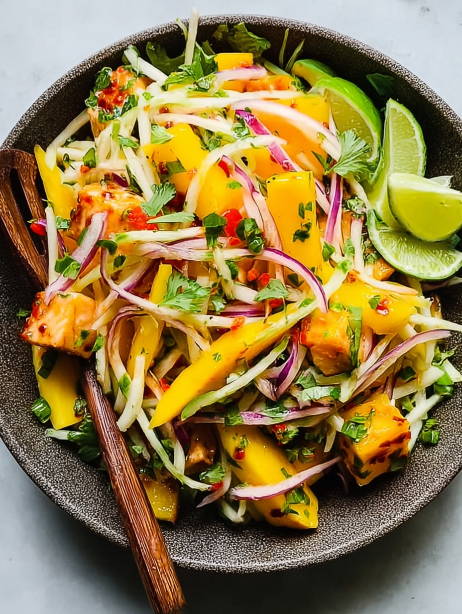 Süß-scharfer thailändischer Mangosalat image 2