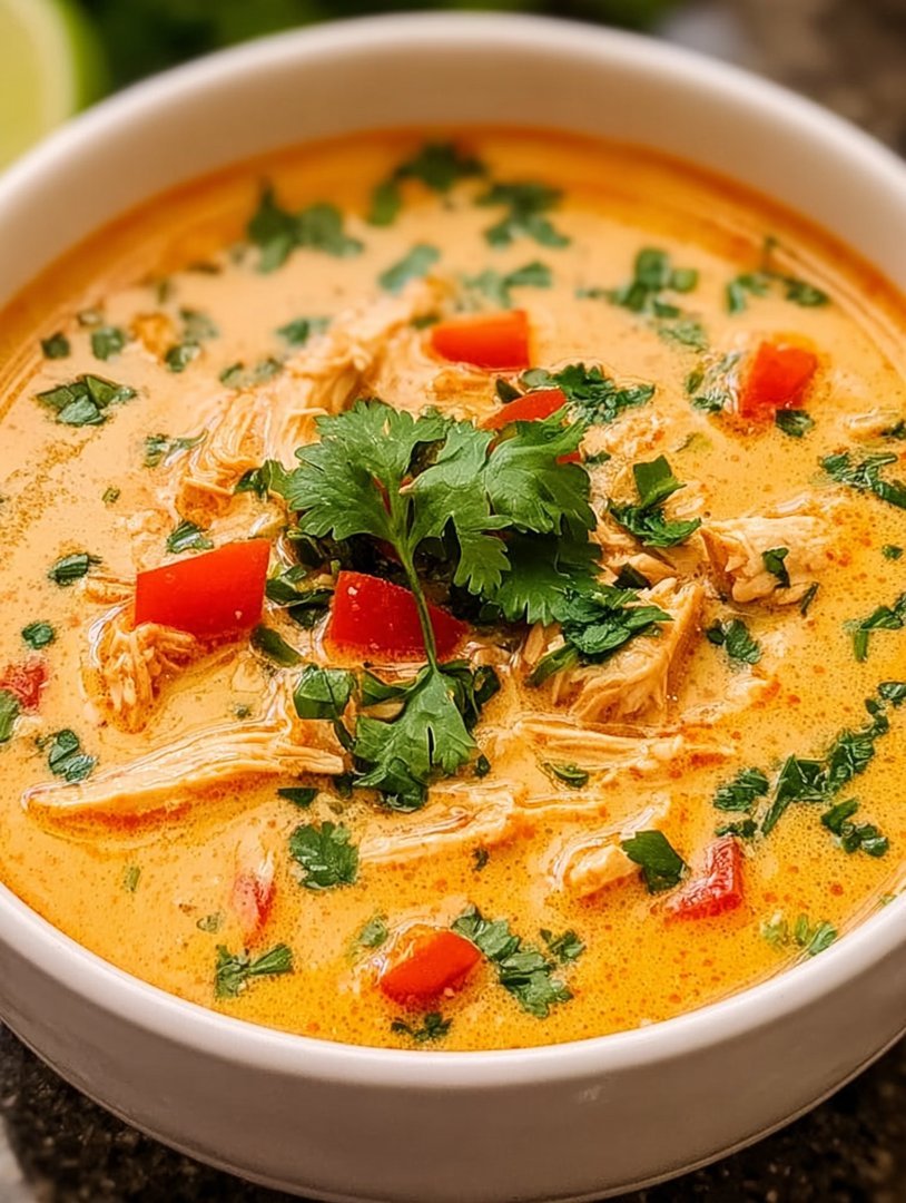 Thailändische Kokos-Hühnersuppe image 2