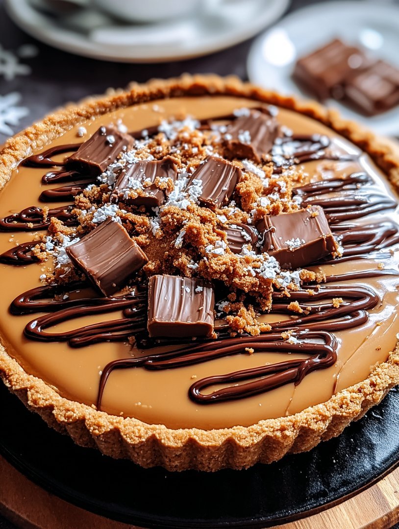 Winterfest Schokoladen-Biscoff-Tarte image 2