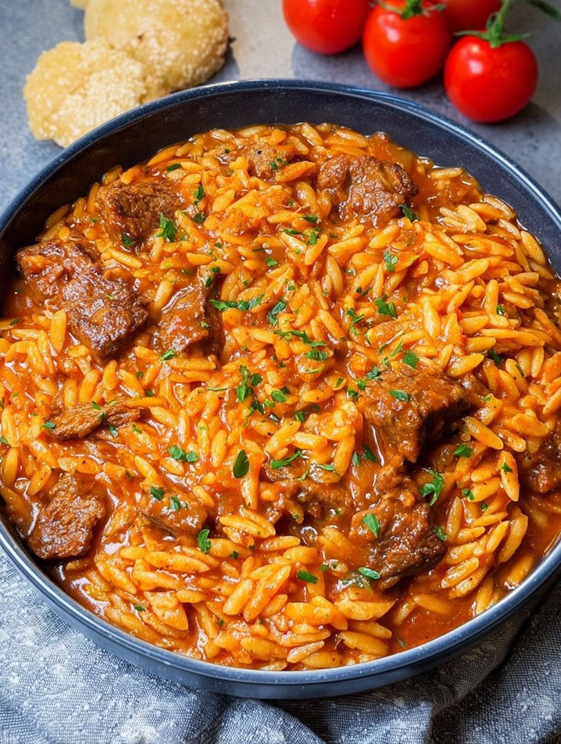 Giouvetsi (Griechischer Rindereintopf mit Orzo) image 2