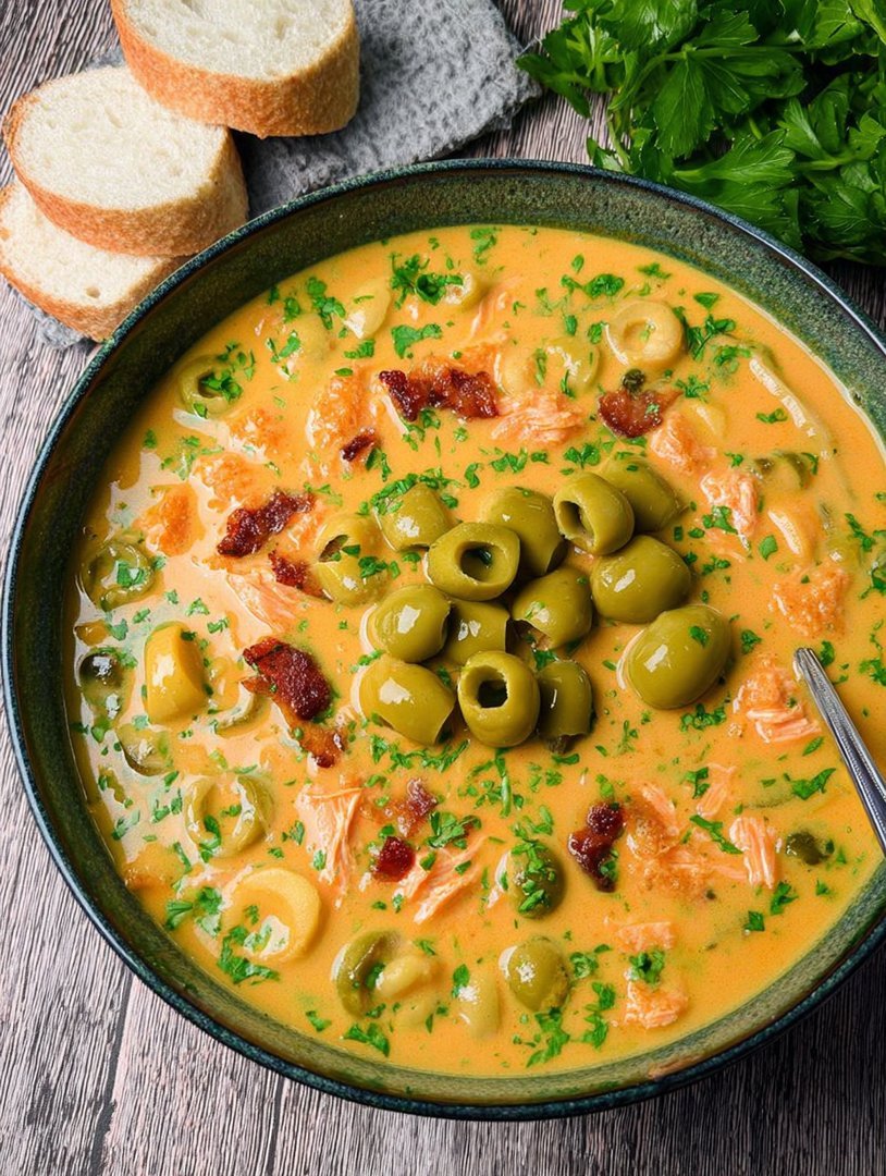 Grüne Olivensuppe image 2