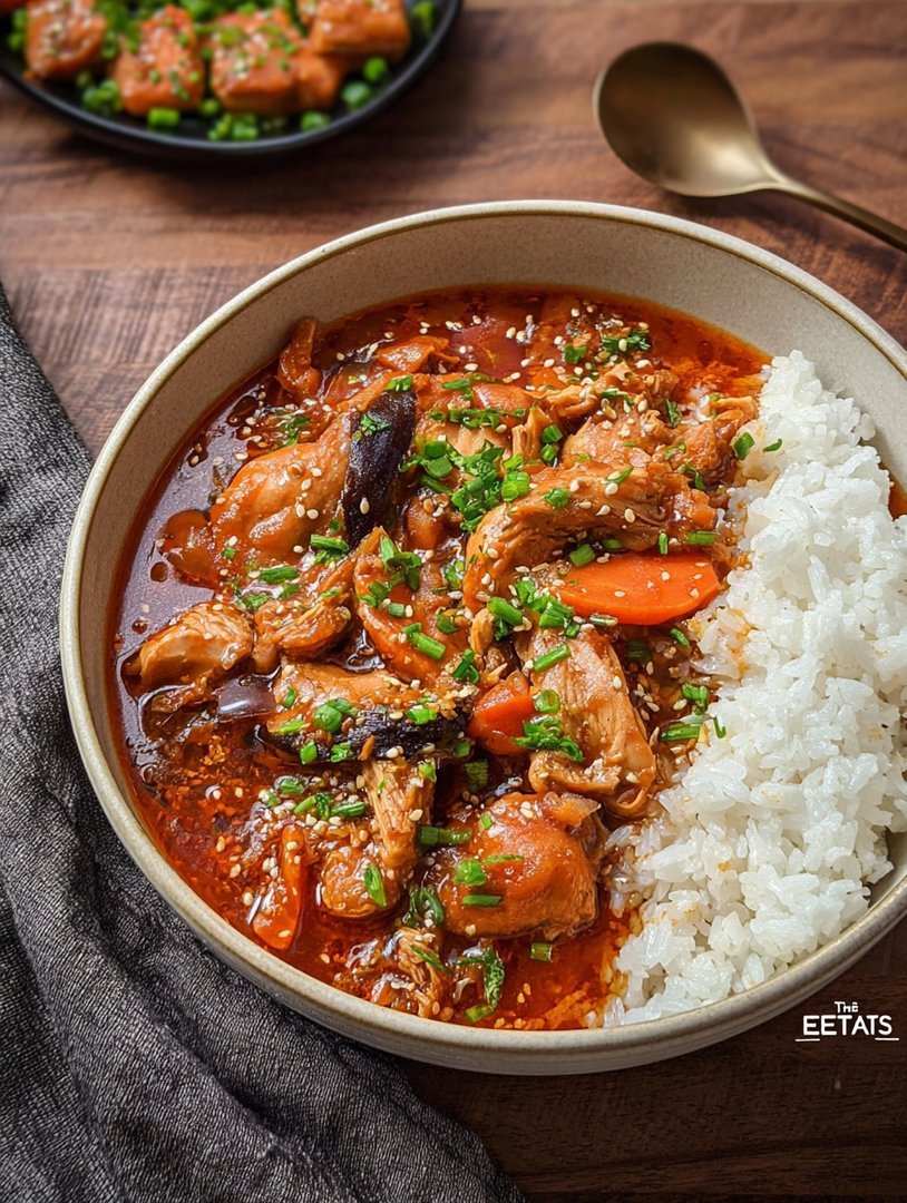 Koreanischer Hühnereintopf aus dem Slow Cooker image 2