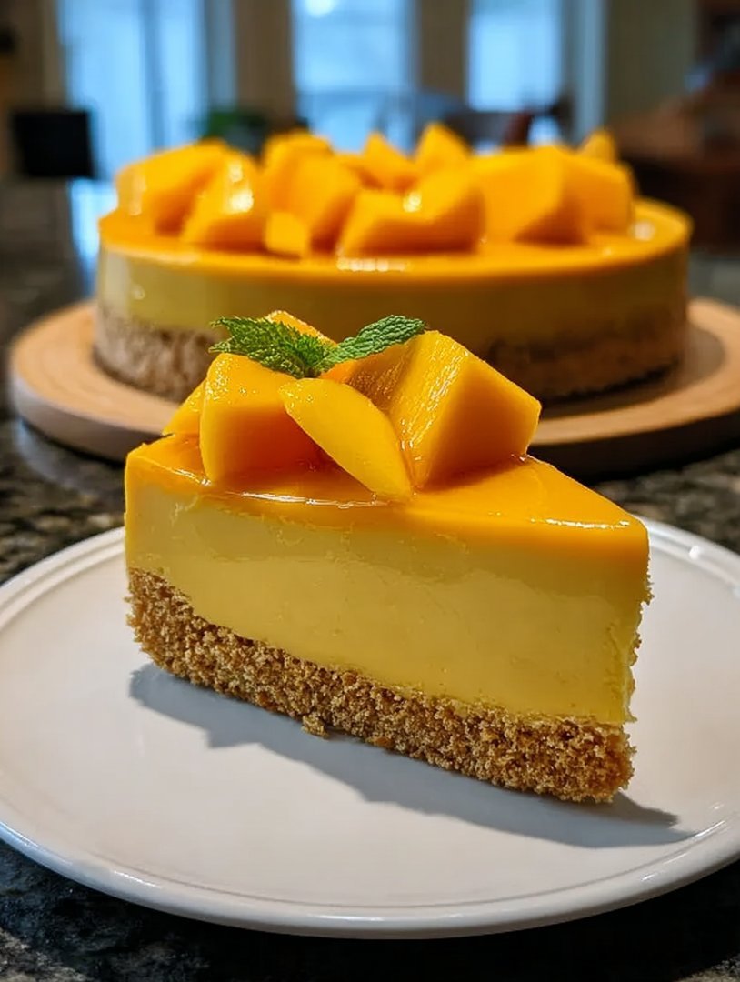 Mango-Käsekuchen ohne Backen image 2