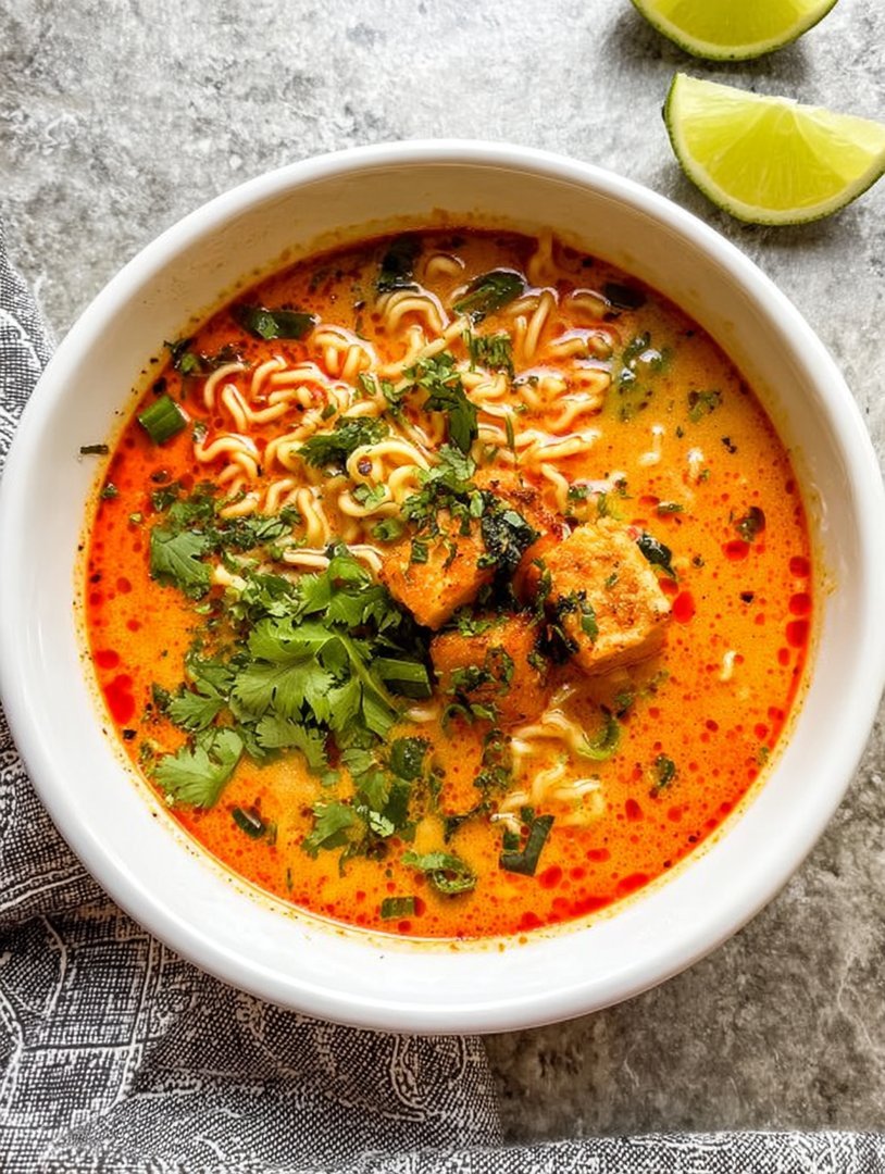 Thailändische rote Currysuppe image 2