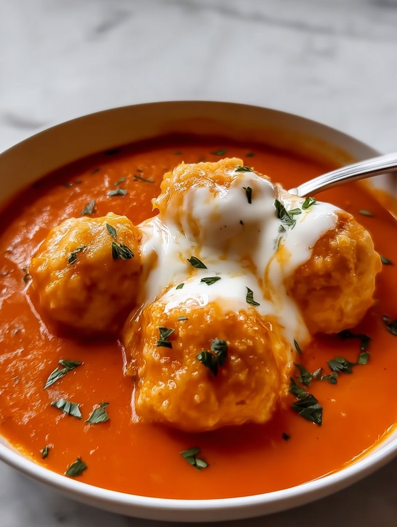 Tomatensuppe mit Käseknödeln – Wohlfühlgericht in 30 Minuten image 2