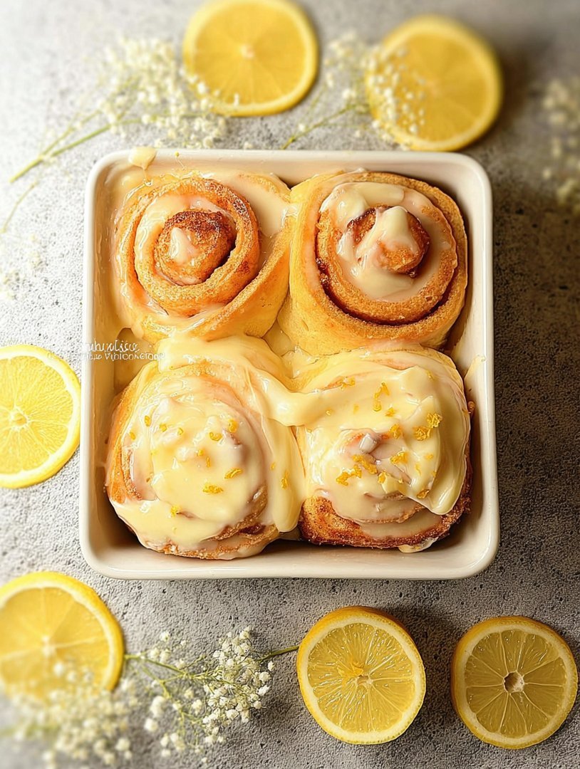 Vegane Zitronenbrötchen image 2